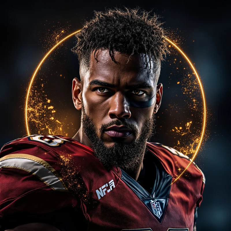 NFL profile image optimized for recognition