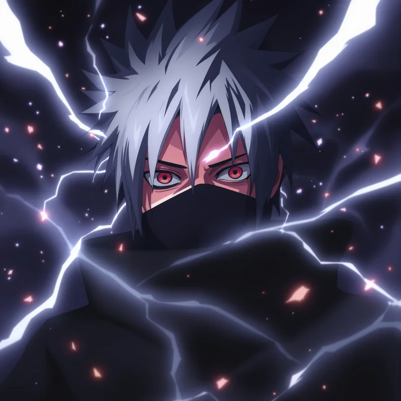 dramatic Obito PFP artwork with dramatic expression for avatar display