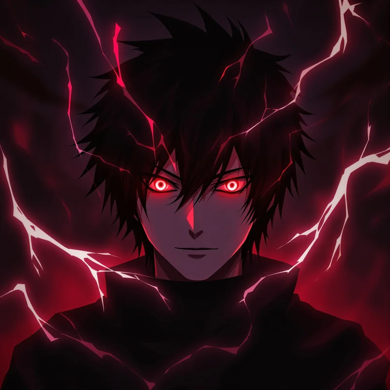anime Obito PFP avatar portrait with sharingan aura for social avatar use