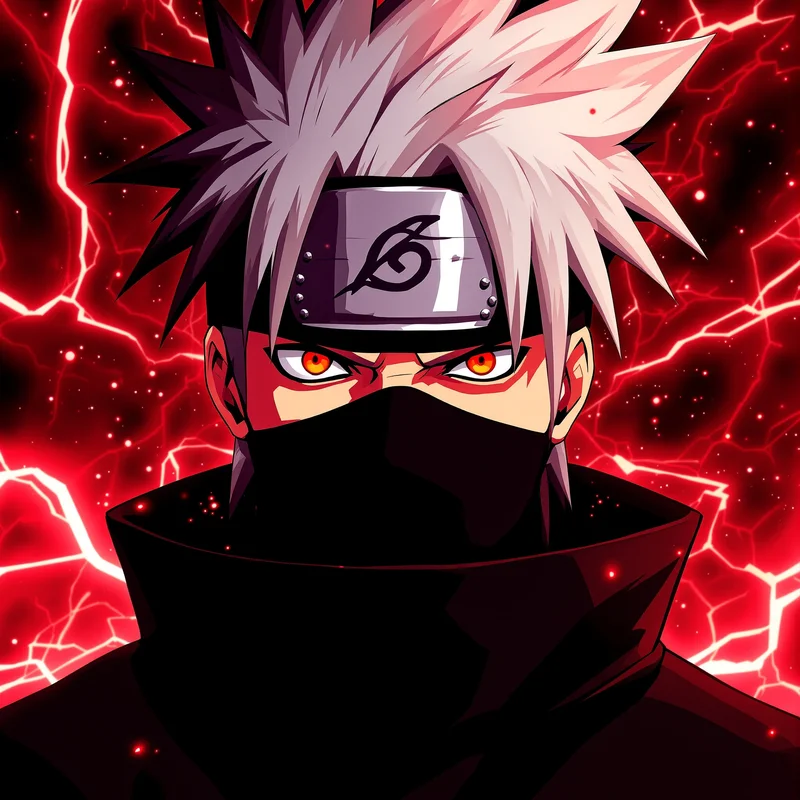 dramatic Obito PFP artwork with sharingan aura for profile picture use