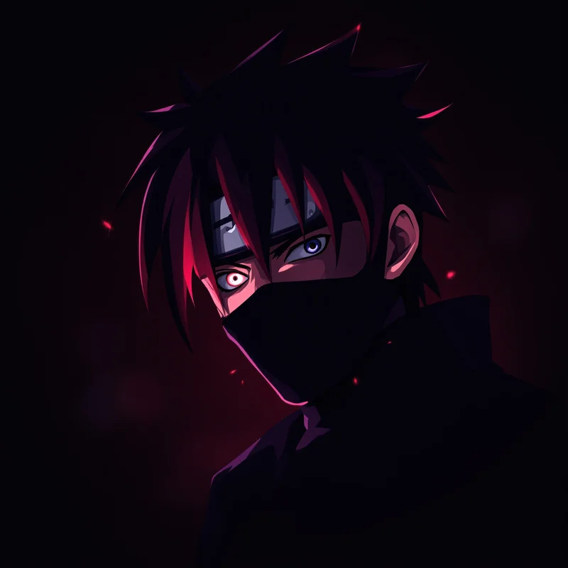anime Obito PFP avatar portrait with balanced portrait framing for anime icon design