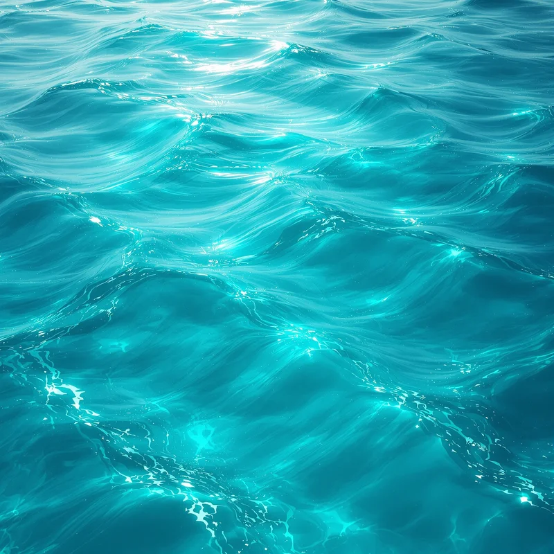 Eternal turquoise ocean background