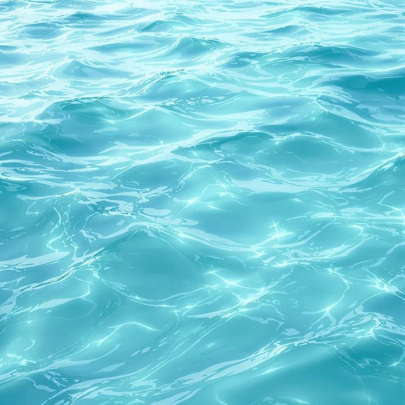 Mystic turquoise ocean background