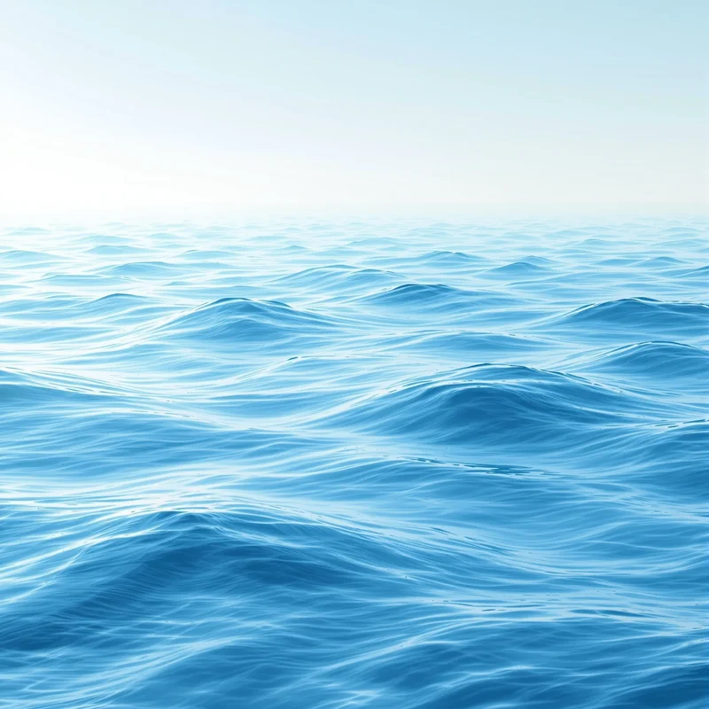 Soft light blue ocean background