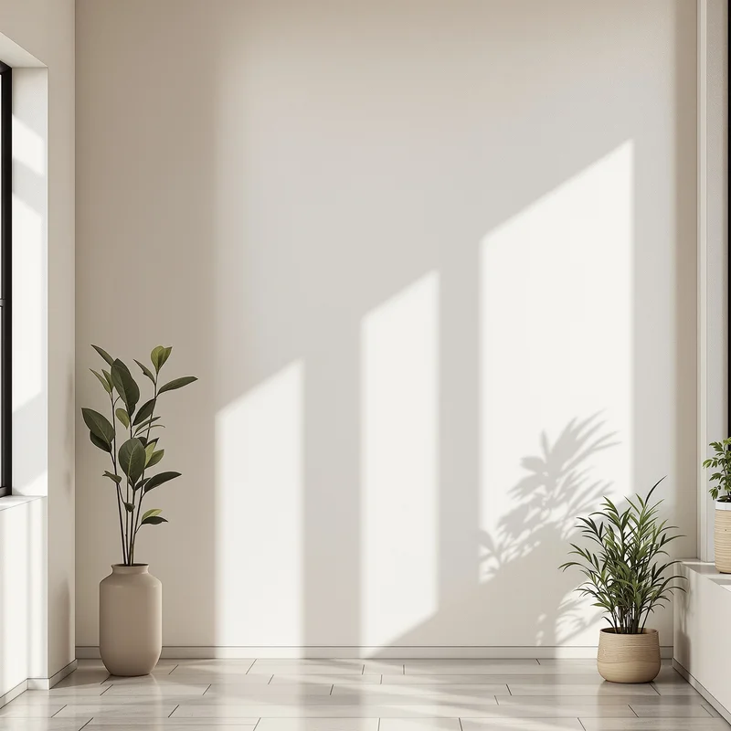 Chalkwash Wall Off White Background