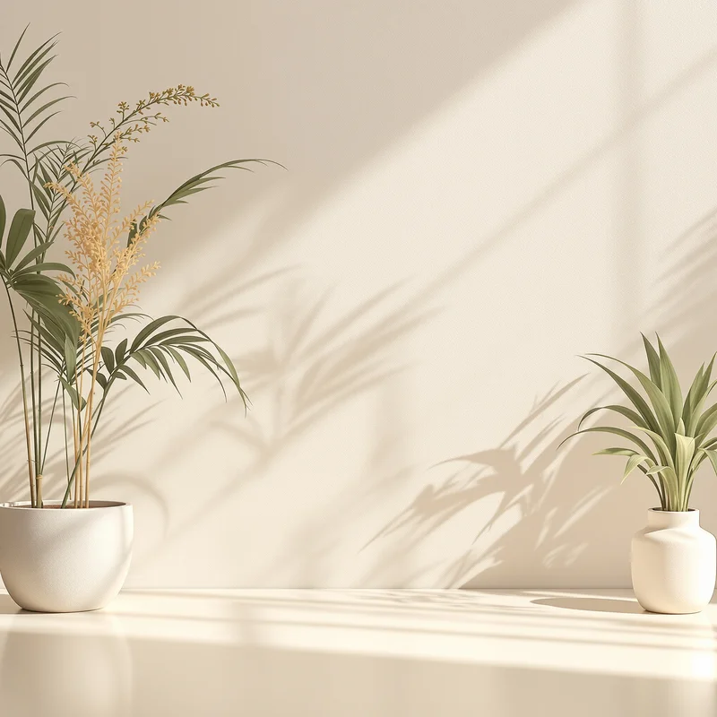 Gentle warm off white background