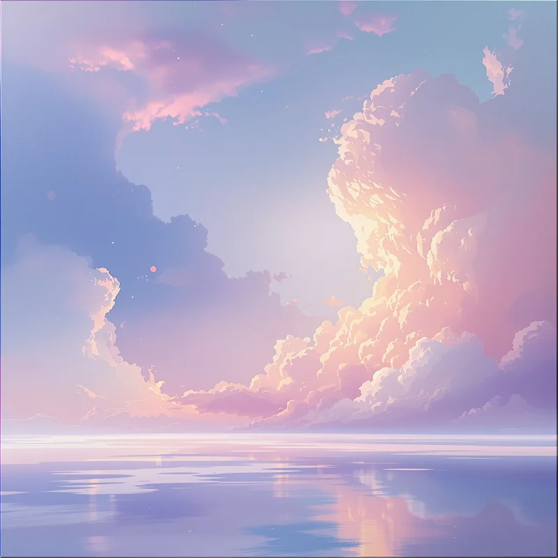 Dreamy soft oil painting background