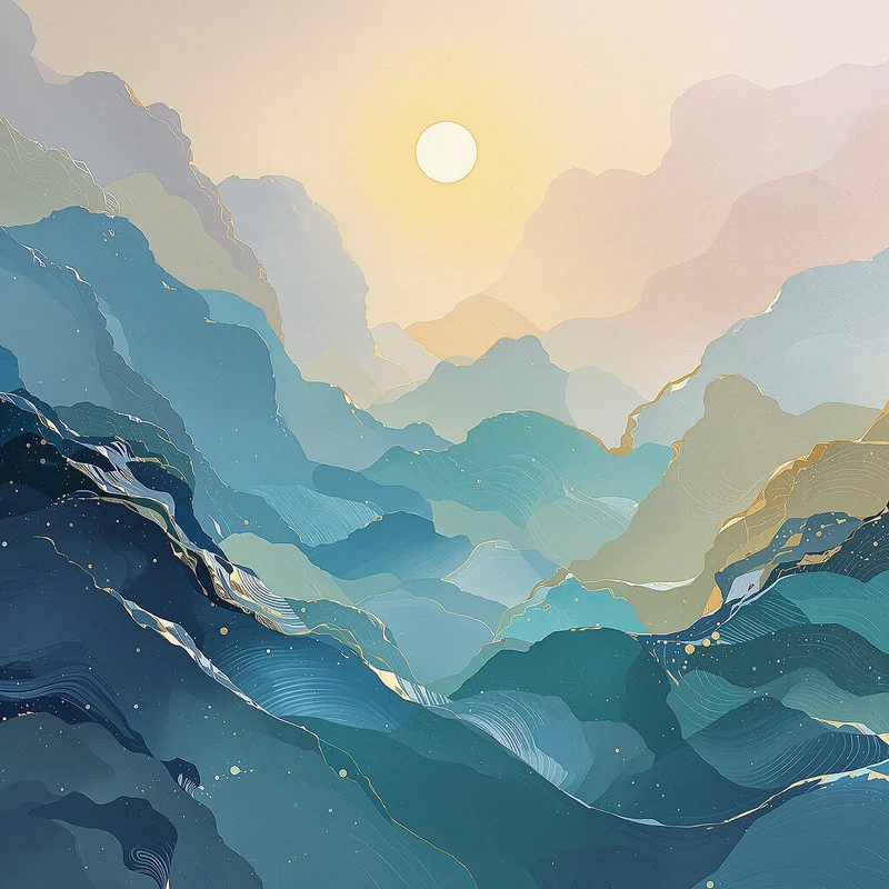 Eternal soft oil painting background