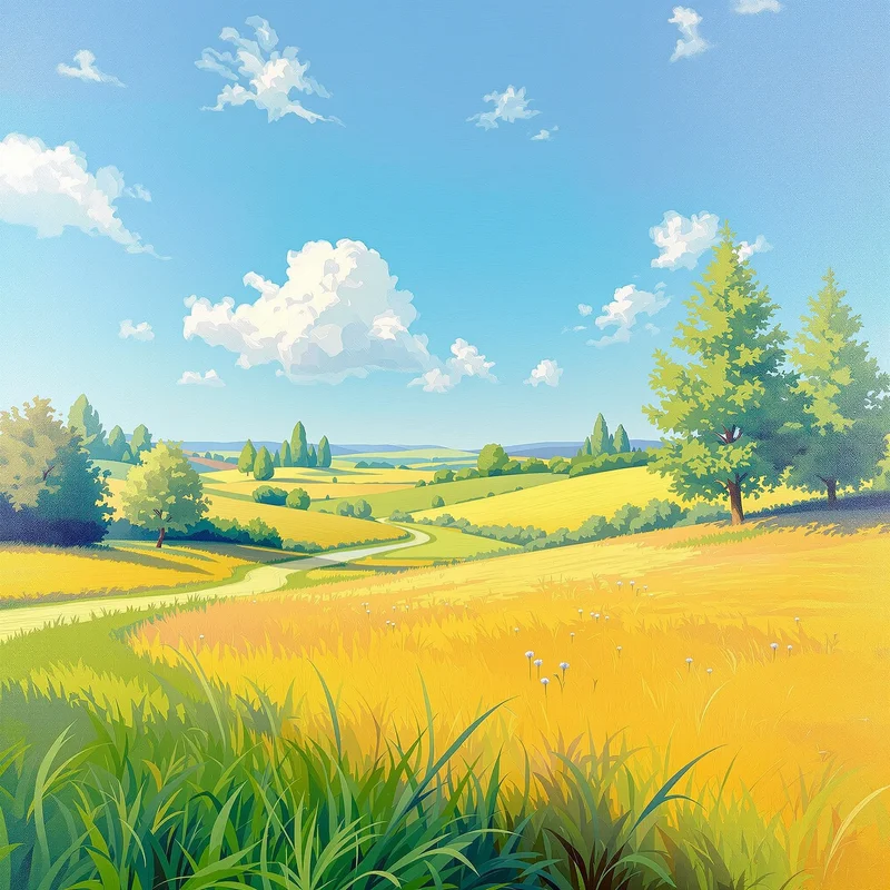 Fresh gentle oil painting background