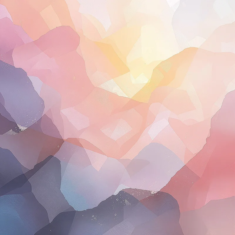 Mystic gentle oil painting background