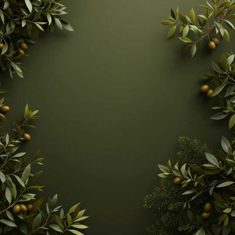 Deep forest olive background