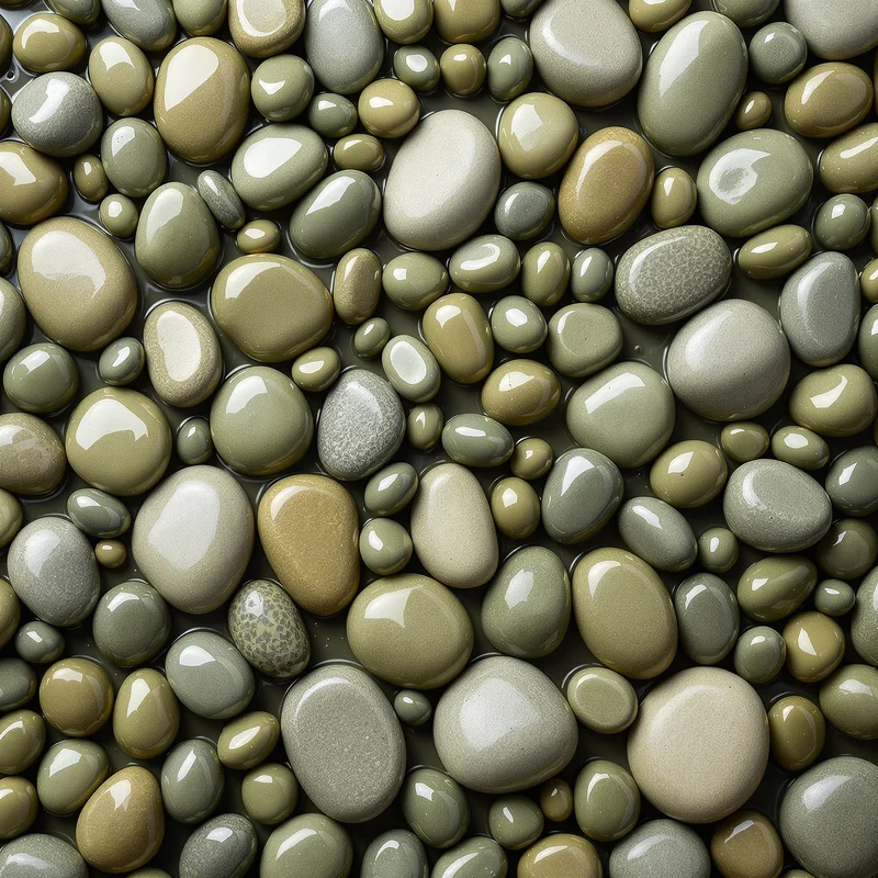 Olive Pebble Calm Background