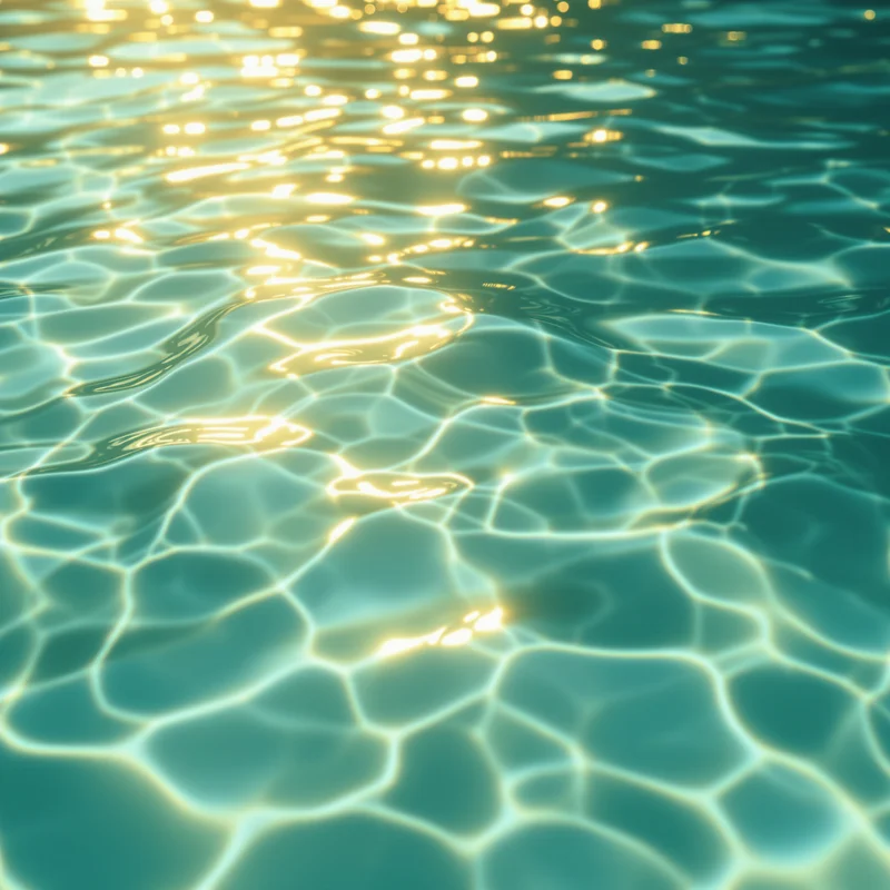 Olive Pool Caustic Background