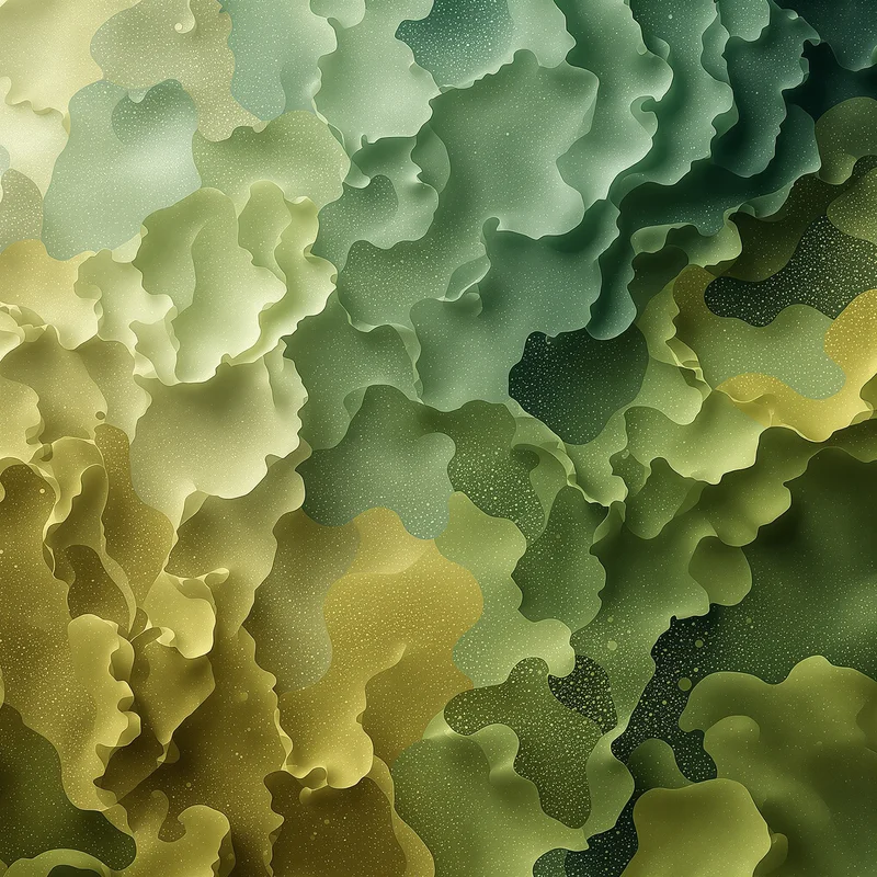 Pressed Algae Olive Background