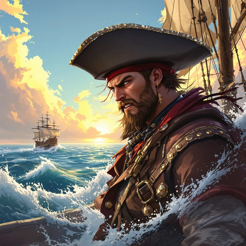 sea-inspired avatar portrait with strong crop performance and anime profile mood