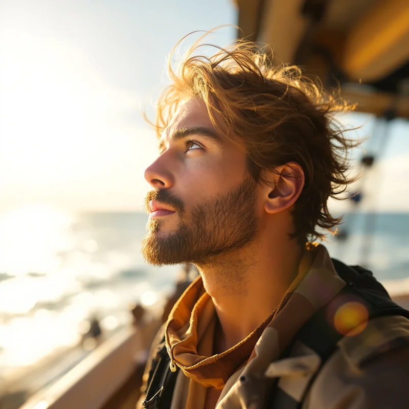 One Piece avatar for profile use with cinematic adventure and sharp digital presence