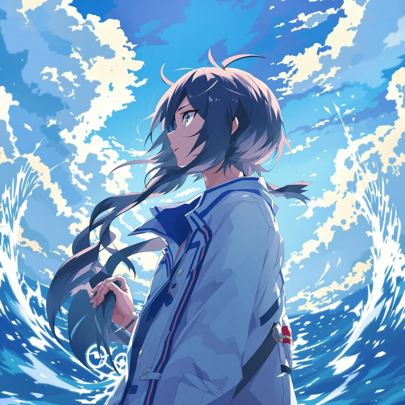 One Piece PFP icon with warm momentum and clear social identity expression