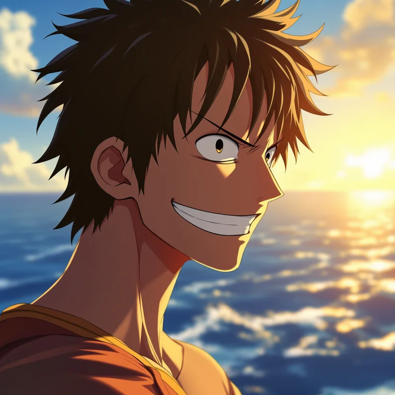 One Piece PFP avatar with pirate energy and strong digital identity presence