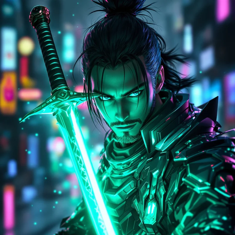 Cyber Zoro avatar.