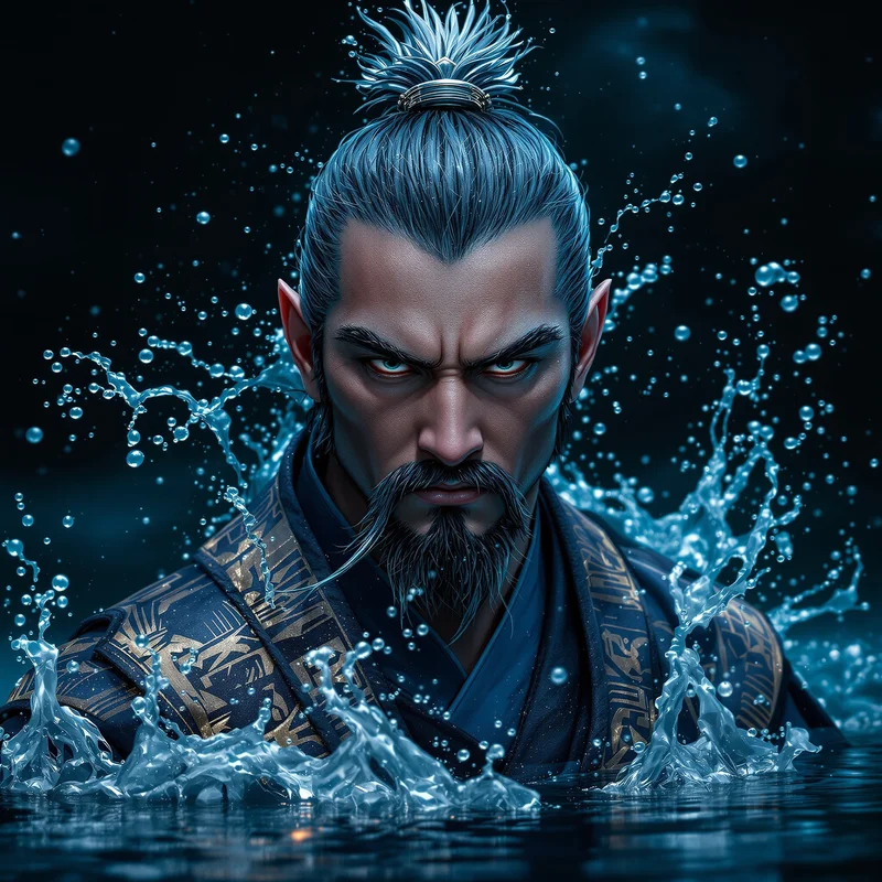 Jinbe ocean warrior avatar.