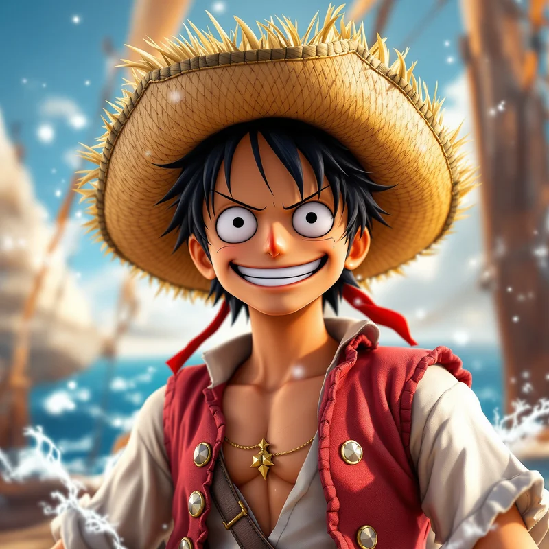 Luffy straw hat avatar.