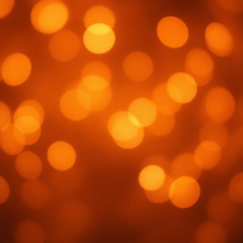 Amber Bokeh Background