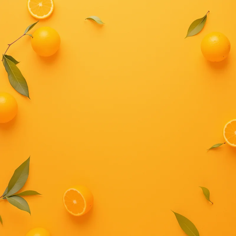 Bright uniform orange background