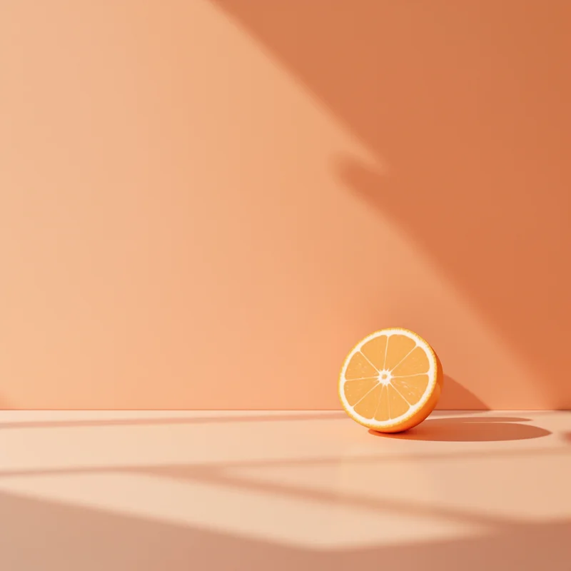 Calm pastel orange background