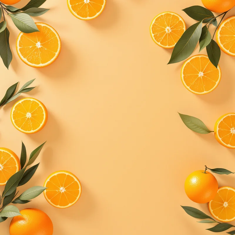 Eternal minimal orange background