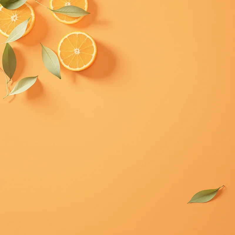 Gentle matte orange background