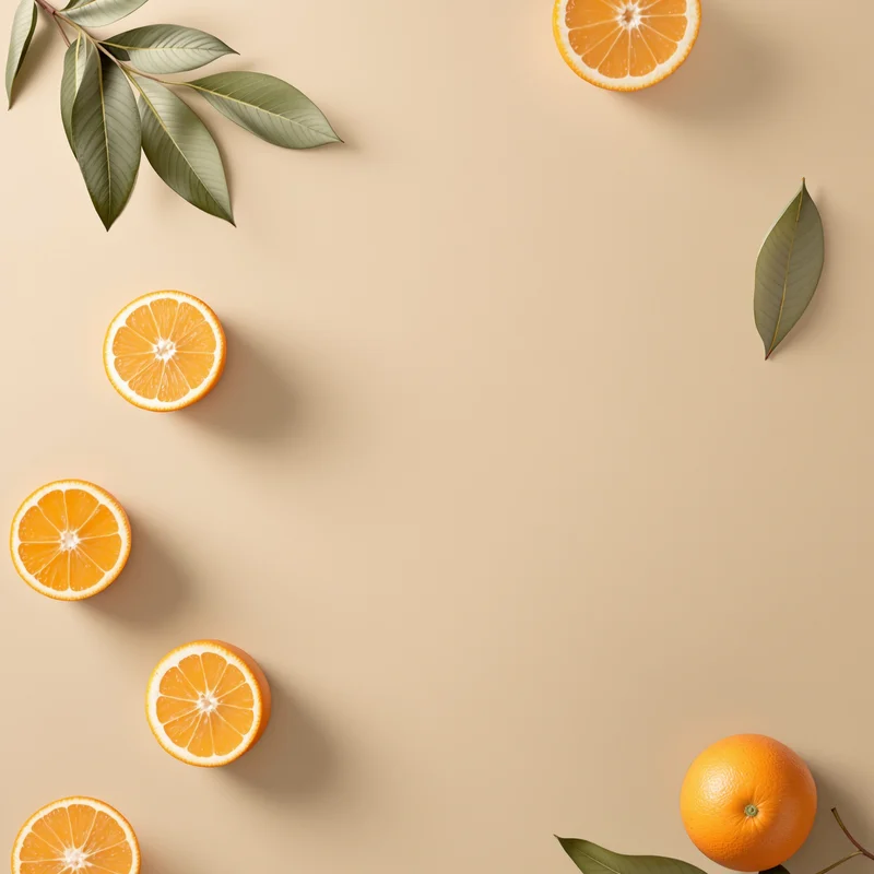 Muted orange background