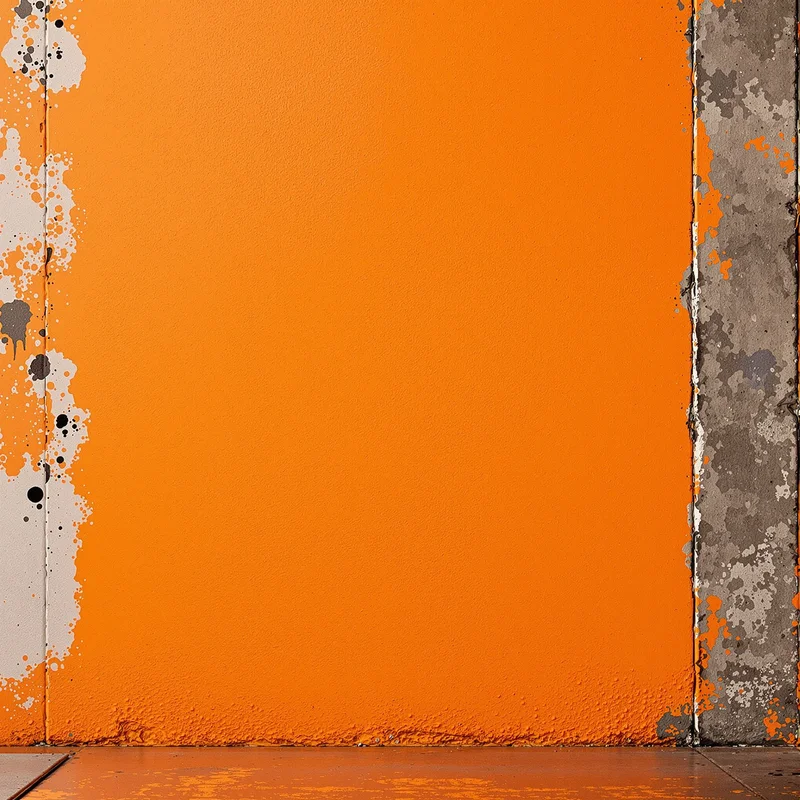 Orange Concrete Wall Background