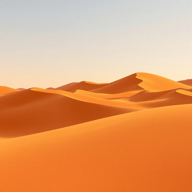 Orange Desert Dune Background