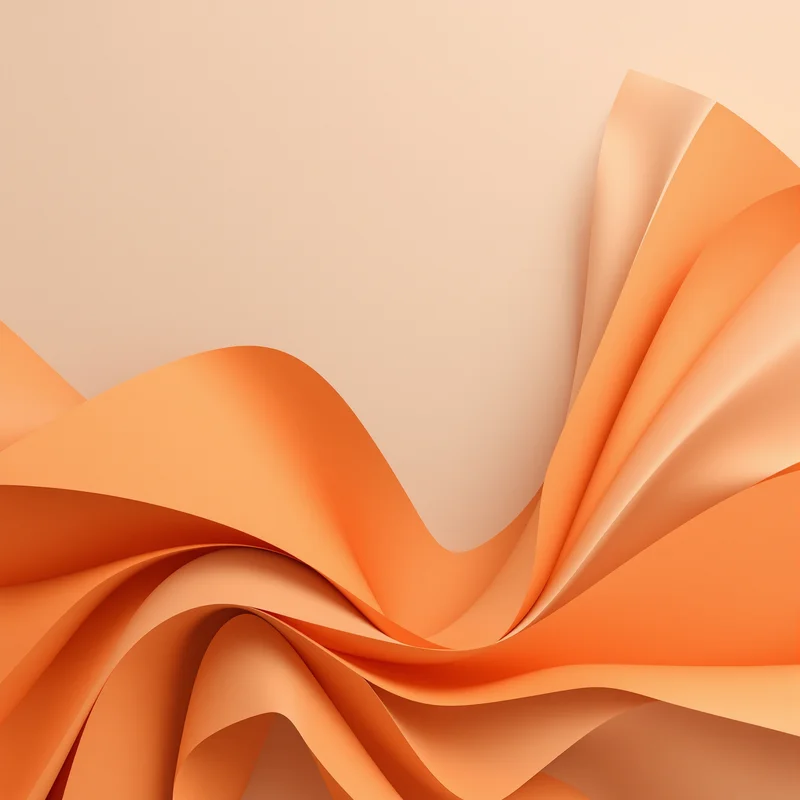 Orange Folded Paper Background
