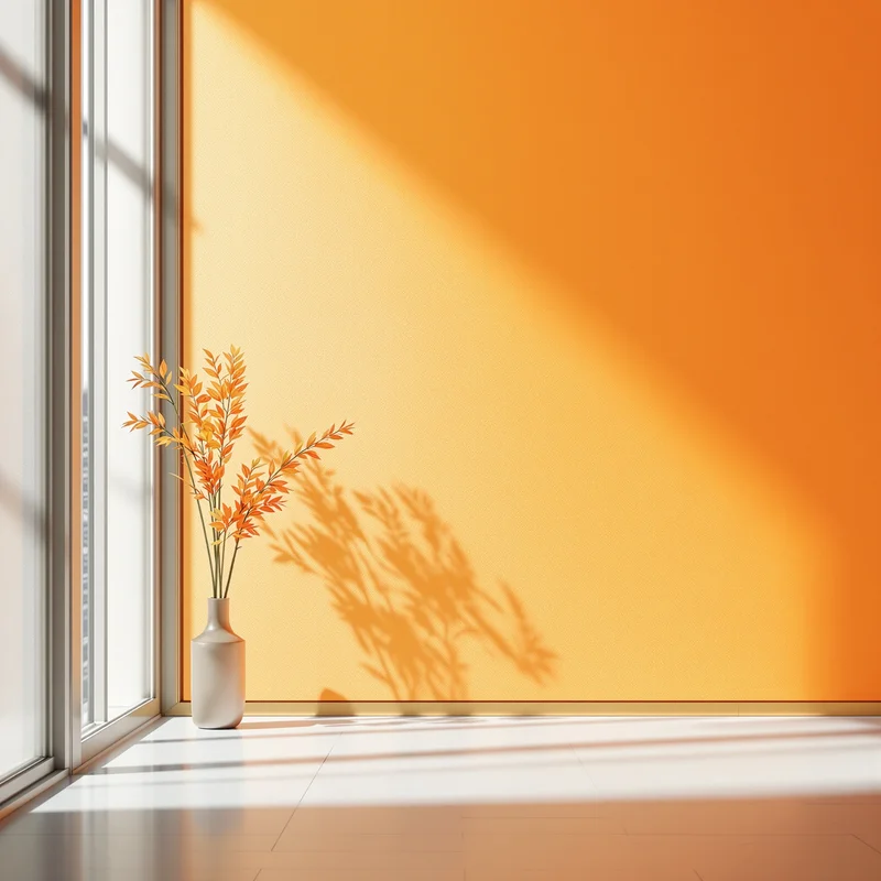 Orange Frosted Window Background