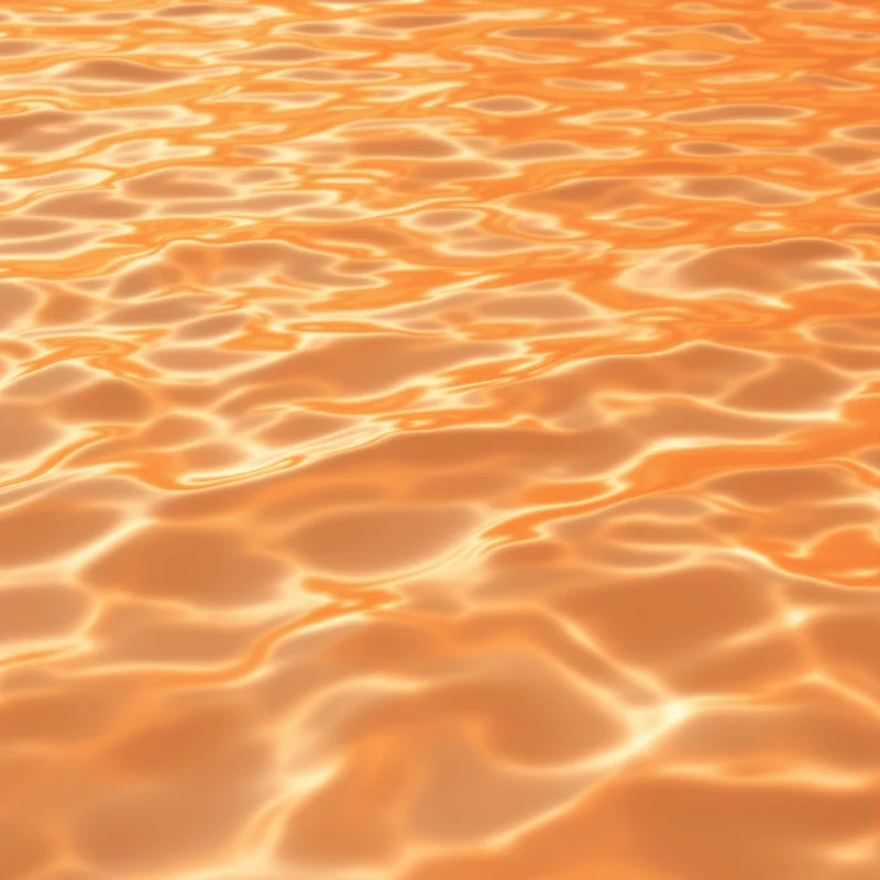 Orange Ripple Water Background