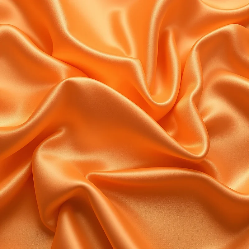 Orange Silk Wave Background