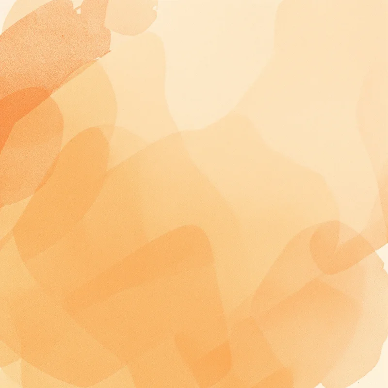 Orange Watercolor Wash Background