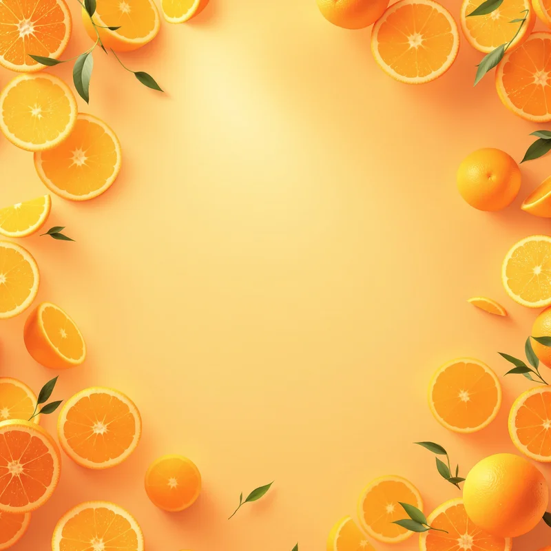 Radiant orange background