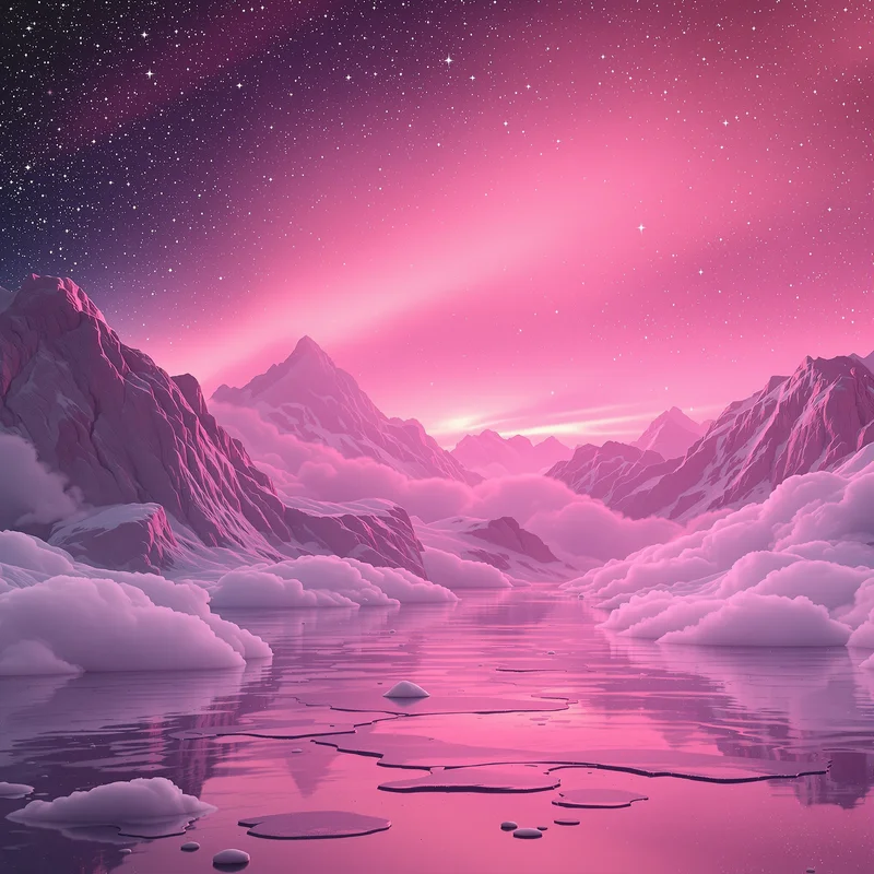 Aurora pink background