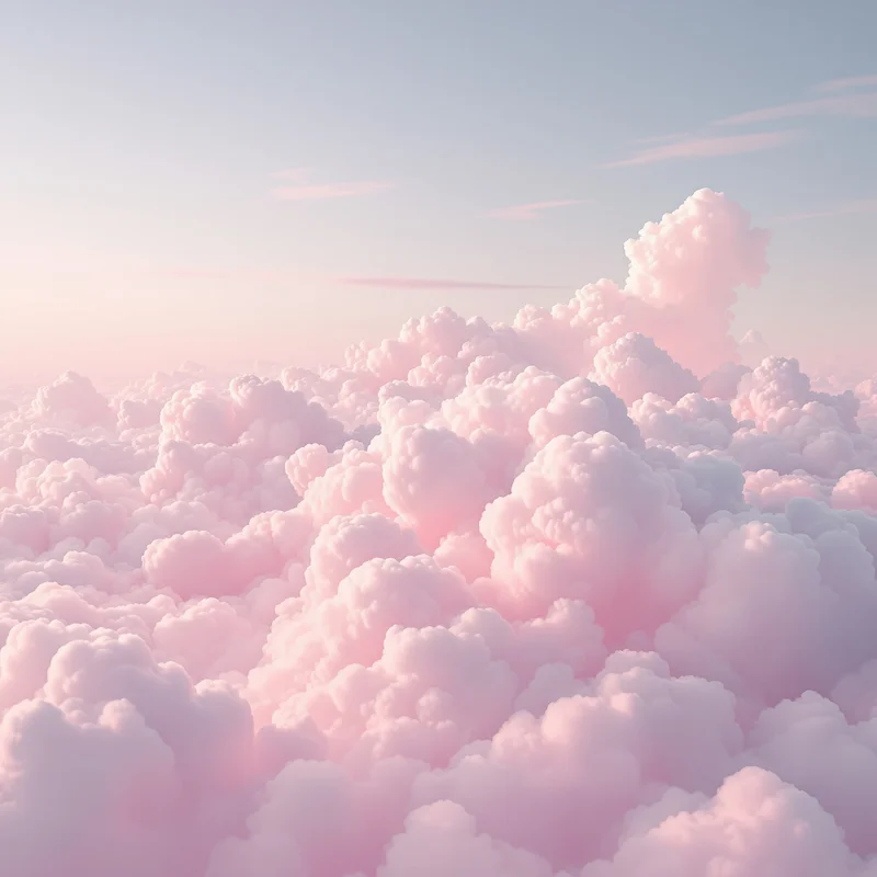 Blush Cloudscape Background