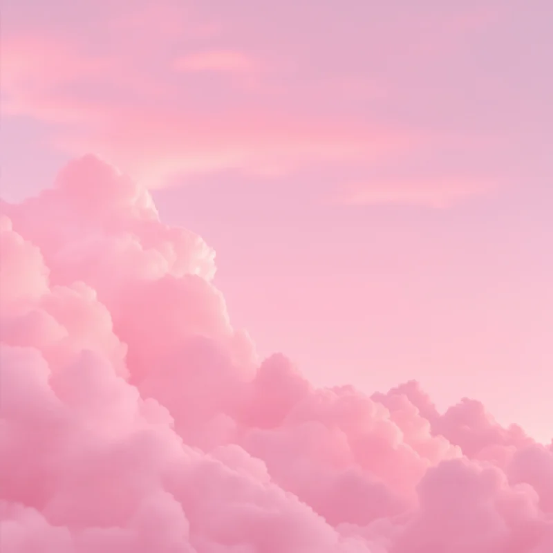 Cotton Candy Sky Pink Background
