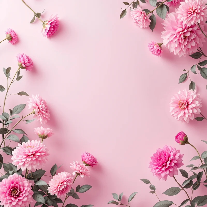 Dahlia pink background