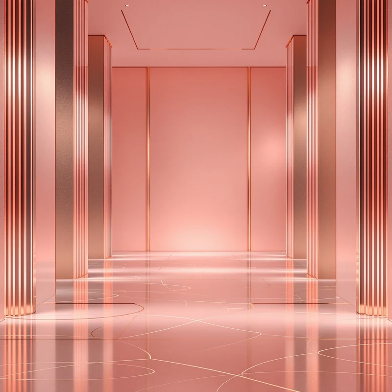 Eternal rose gold pink background