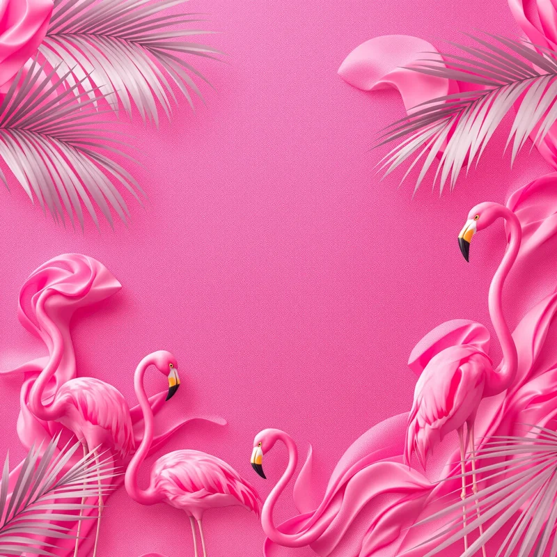 Flamingo pink background