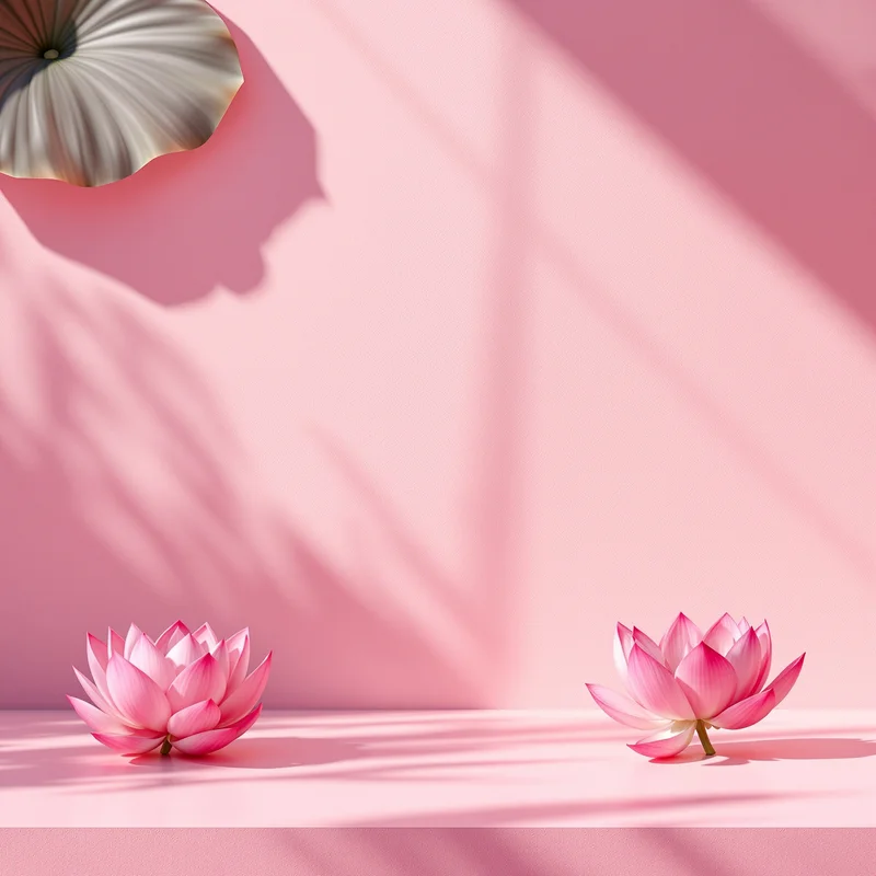 Lotus pink background