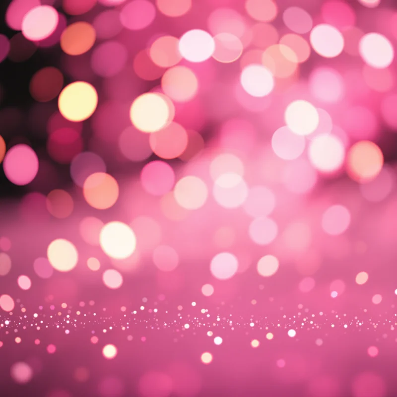 Pink Disco Bokeh Background