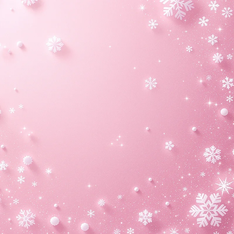 Pink Frost Crystal Background