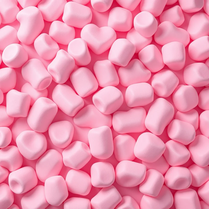 Pink Marshmallow Field Background