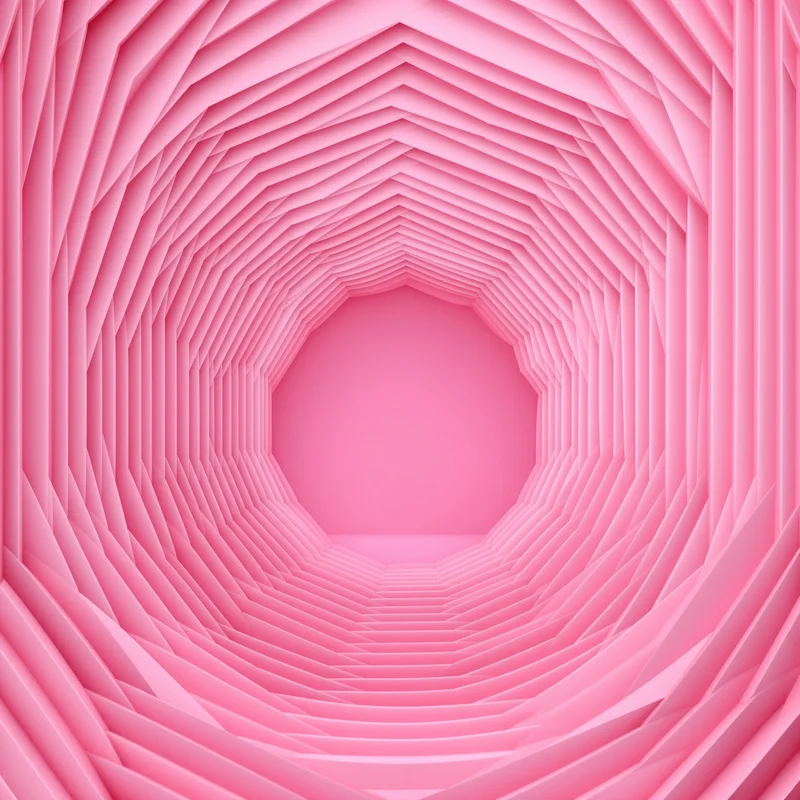Pink Paper Tunnel Background